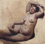 Oil sketch for the Turkish Bath (mk04) Jean Auguste Dominique Ingres